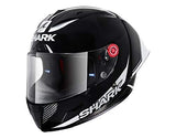 Shark Race-r Pro GP Blank 30th Anniversary Casco Moto, Hombre, Negro, XS