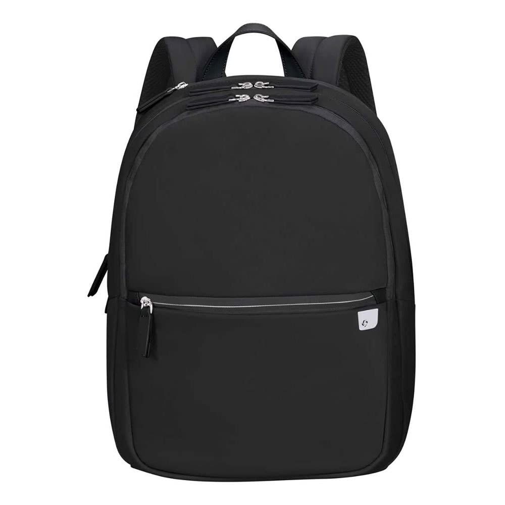 Samsonite Eco Wave - mochila para computadora portátil de 15.6 pulgadas, 43 cm, 19 L, negro (negro)