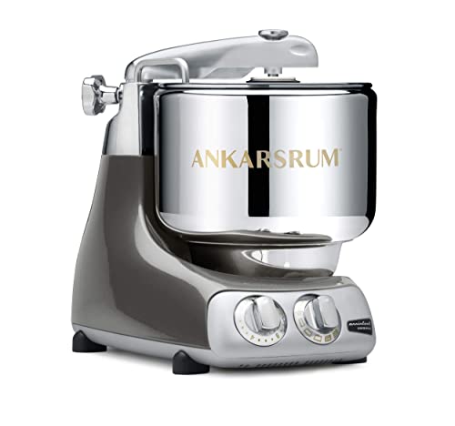 Ankarsrum 6230 BKC Assistent Original AKM6230 Kitchen Machine – Black Chrome (BC), 1500 W, 7 litros, Aluminio, Negro Metalizado