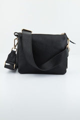 Geox D Clarissy, Bolsa para Mujer, Negro, Einheitsgröße
