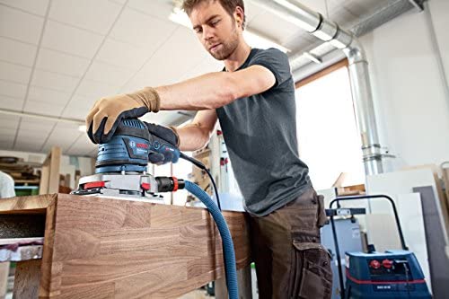 Bosch Professional GSS 230 AVE - Lijadora orbital (300 W, vibration control, plato lijador 182 x 92 mm, microfiltro, en L-BOXX)