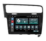 Radio de Coche para Volkswagen Golf 7 Negro Android GPS Bluetooth WiFi USB Dab+ Touchscreen 10" 8core Carplay AndroidAuto