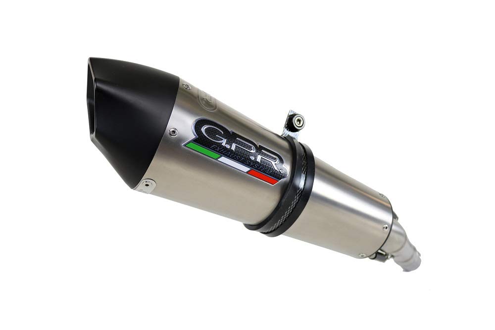 Gpr Italia Co.y.187.Cat.gpan.To sistema completo homologado y catalizzato Yamaha MT-09 TRACER/FJ-09 Tracer 2015/17 posición baja/Low Position Kit Gpe Anniversary Titanium