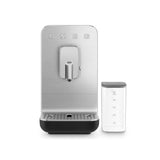 SMEG BCC13BLMEU Cafetera automática con Sistema de espumado de Leche, Plastic, Negro