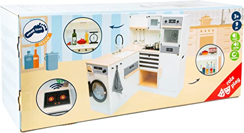 11464 Cocina infantil modular XL, small foot, de madera, cocina multifuncional, juego de rol, sistema modular , color/modelo surtido