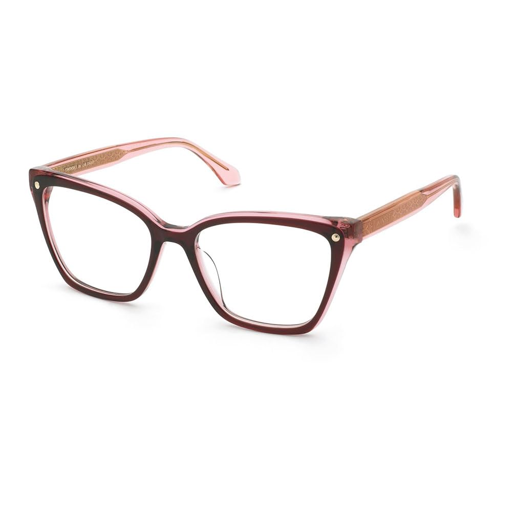 TWINSET VTW073 Gafas, Shiny Red+Rose, 54 para Mujer