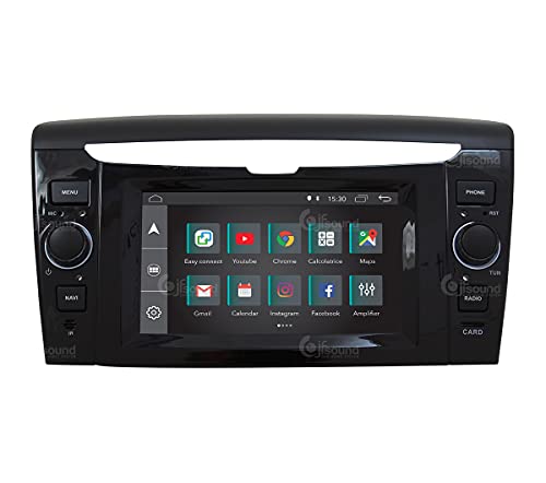 Autorradio de Ajuste Personalizado para Lancia Ypsilon Android GPS Bluetooth WiFi Dab USB Pantalla táctil Full HD 6,2"