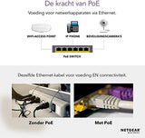 NETGEAR Switch PoE de 24 Puertos GS348PP | Switch Ethernet Gigabit de 48 Puertos con 24x PoE+ Consumo 380W |Montaje de sobremesa o en Bastidor | Carcasa de Metal Resistente
