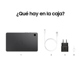 Samsung Galaxy Tab A9 Tablet Android, 64 GB Almacenamiento, WiFi, Pantalla 8.7”, Sonido Nítido, Gris (Versión Española)