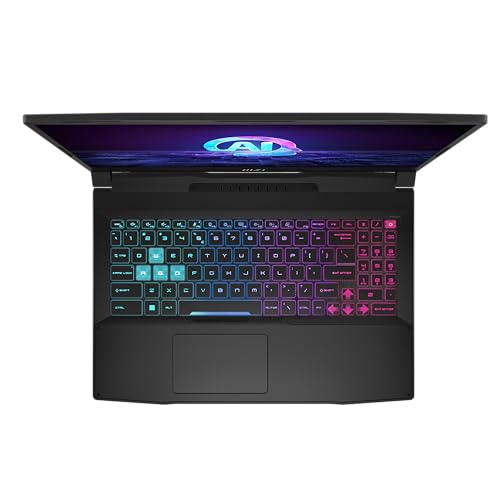 MSI Katana A15 AI B8VF-610XES - Ordenador portátil 15.6" (Ryzen 7 8845HS, RAM 16Gb, 1TB SSD, Free Dos), Negro, Teclado QWERTY español