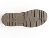 Calvin Klein Náuticos Hombre Hybrid Apron Laceup Shoe Calzado, Marrón (Triple Slate Black), 45