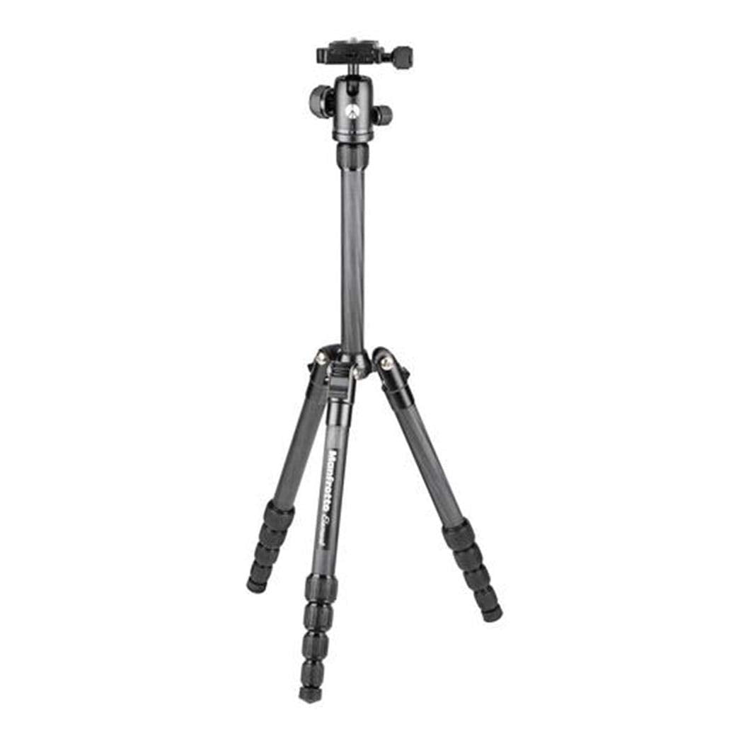 Manfrotto MKELES5CF-BH - Trípode element traveller pequeño con rótula de bola, fibra de carbono
