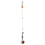 VEVOR Motosierra de Pértiga a Gasolina, Motosierra Inalámbrica de 52 cc y 2 Tiempos con Barra de Corte de 35,6 cm, Tanque de Combustible de 850 ml y Extensible de 2,2-2,94 m para Podar Árboles