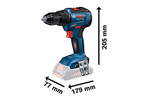 Bosch Professional 18V System GDX 18V-200 + GSR 18V-55 - Set llave de impacto + atornillador a batería (2 baterías x 4.0 Ah, en maletín)