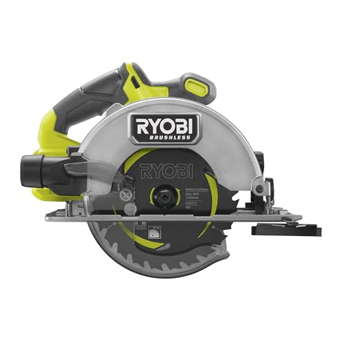 Ryobi RCS18BL-0 18V ONE+ - Sierra circular inalámbrica sin escobillas de 184 mm (herramienta desnuda)