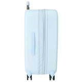 Enso Bonjour Maleta mediana Azul 48x70x28 cms Rígida ABS Cierre TSA integrado 79L 4,32 kgs 4 Ruedas dobles