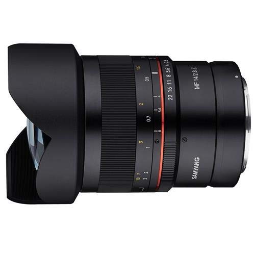 Samyang Lente de 14 mm F2.8 Ultra Gran Angular sellada para cámaras Nikon Z sin Espejo, un Color
