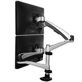 StarTech.com Soporte para Dos Monitores con Brazos Móviles - Apilable - Brazos Intercambiables con Ajuste de Altura por Muelle