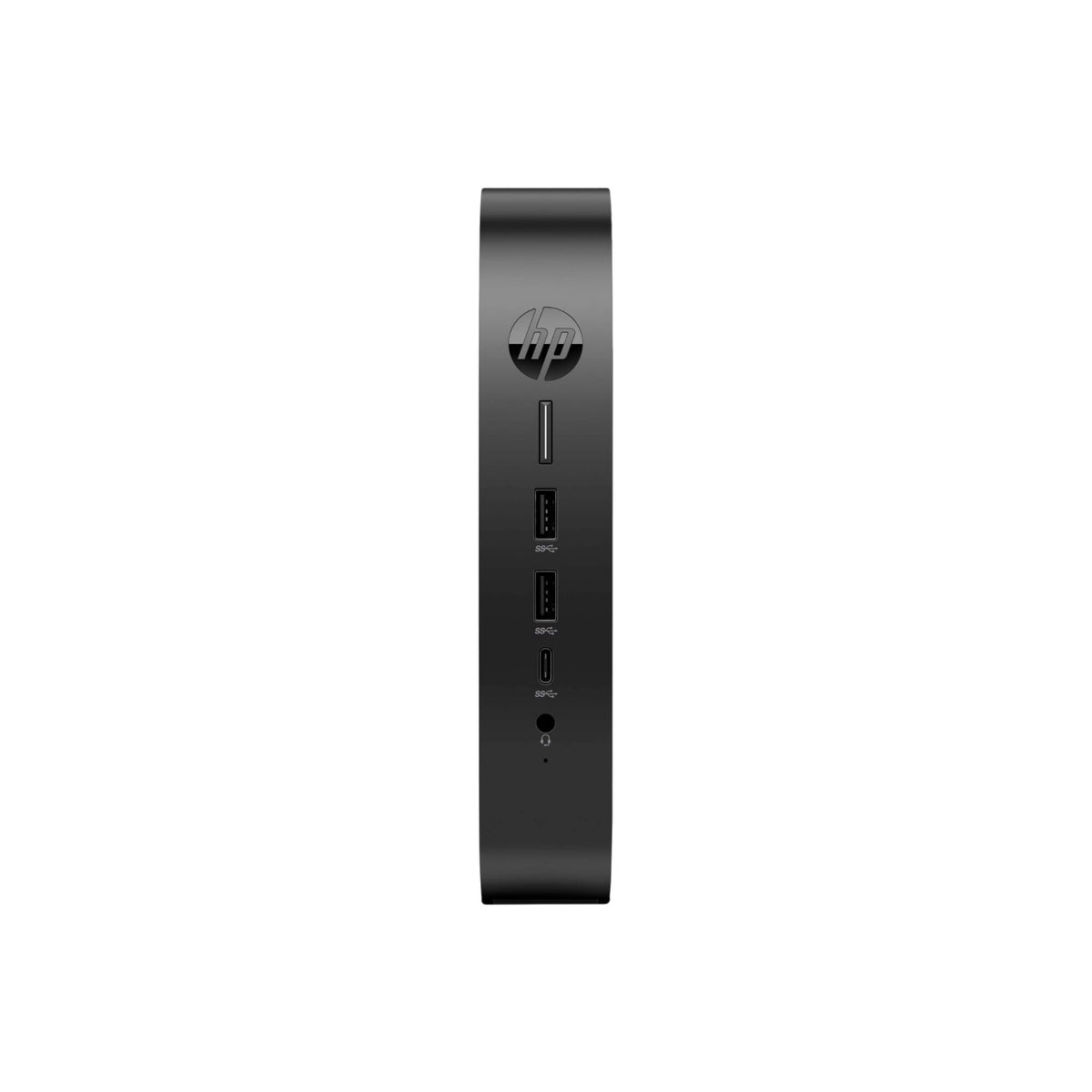 HP Elite t655 - Thin Client - SFF - 1 Ryzen Embedded R2314 / 2.1 GHz - RAM 8 GB - Flash 32 GB - eMMC - Radeon Graphics - 1GbE, Bluetooth 5.2, Wi-Fi 6 - WLAN: 802.11a/b/g/n/AC/AX, Erizo OS