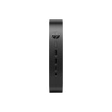 HP Elite t655 - Thin Client - SFF - 1 Ryzen Embedded R2314 / 2.1 GHz - RAM 8 GB - Flash 32 GB - eMMC - Radeon Graphics - 1GbE, Bluetooth 5.2, Wi-Fi 6 - WLAN: 802.11a/b/g/n/AC/AX, Erizo OS