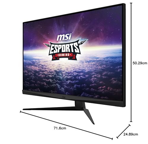 MSI G321Q Monitor Gaming WQHD de 32 Pulgadas, Panel IPS 2560 x 1440, 170 Hz / 1ms, sRGB 123%, Preparado para HDR, Soporte Ajustable en inclinación, DP 1.2a, HDMI 2.0b