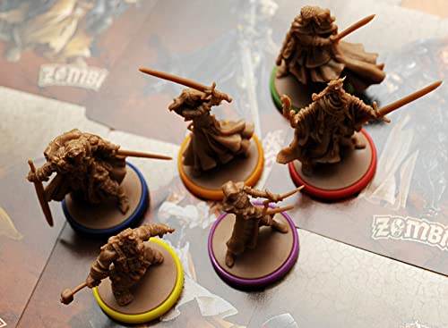 Asterion-Zombie Zombicide Black Plague – Juego de Mesa, edición en Italiano, 14 años +, Gioco Base (8435)