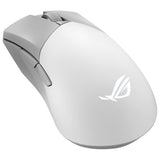 ASUS ROG Gladius III Wireless AimPoint - Ratón Gaming (Conectividad Triple 2.4GHz, Bluetooth, USB, 36000 dpi, 6 Botones programables, ROG SpeedNova, interruptores Intercambiables, Paracord), Blanco