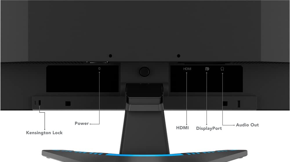 Lenovo G24e-20 - Monitor Gaming 23.8" FullHD (VA, 120Hz, 1ms, HDMI + DP, Cable HDMI, FreeSync Premium, Base Metálica) Ajuste de inclinación - Negro