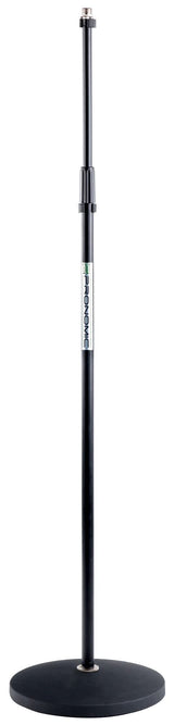 Pronomic MS-100 Soporte de Micrófono con Base Plana - Soporte para Micrófono - Base Plana - Altura: 88-158 cm - Peso: 3,4 kg - negro
