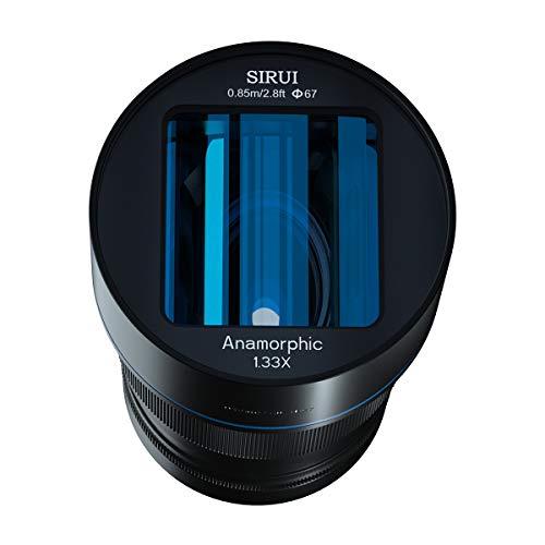 SIRUI 50mm f1.8 Anamorphic Cinema Cine Objetivo Lens Lenses Lente 1.33x (X Mount) APS-C