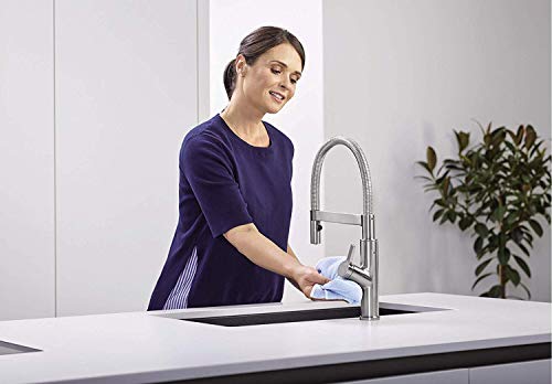 BLANCO 522407 SOLENTA-S Senso UltraResist Grifo de Cocina Acero Inoxidable Acabado, 230 V, Pvd Steel, Sensor