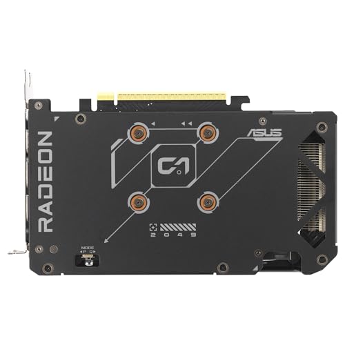 ASUS Dual Radeon RX 9060 8G GDDR6 - Tarjeta gráfica (PCIe 5.0, 8 GB GDDR6, HDMI 2.1b, DisplayPort 2.1a, diseño de 2,5 Ranuras, diseño de Ventilador Axial-Tech, tecnología 0dB)