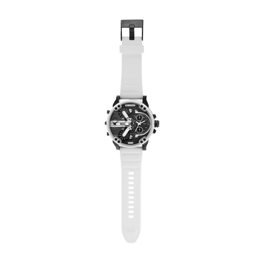 Diesel Reloj Analógico para Hombres de Cuarzo con Correa en Silicona DZ7478