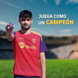 Oliver BARÇA GPS Tracker Powered by Sports-Cubre espinillera-App iOS y Android para Jugar Mejor y prevenir Lesiones Fútbol, Adultos Unisex, Azul, Pequeño