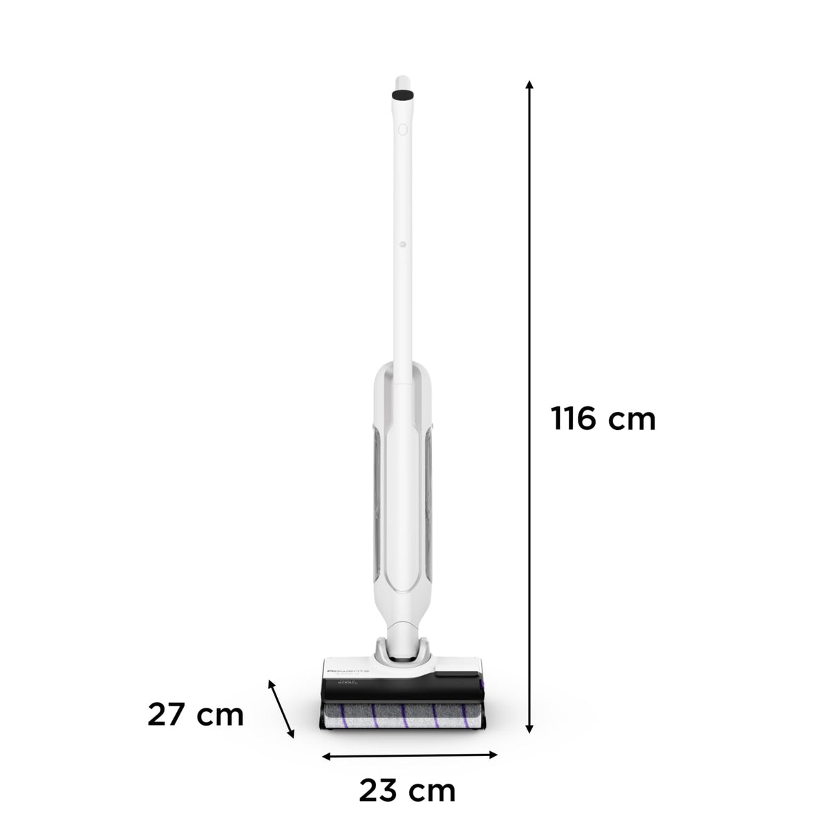 Rowenta X-Clean 10, Fregona Eléctrica Sin Cable con Tecnología Wet & Dry, Autolimpieza y Secado Automático, tecnología Dual Edge, gran autonomía y pantalla LED, incluye filtro adicional, YY5785FE
