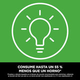 Ninja Double Stack XL Freidora de aire, 9,5 l, Doble cesta vertical, 4 niveles de cocción, 2 cestas y 2 rejillas, diseño para ahorrar más espacio, 6 funciones de cocción, 8 porciones, en gris, SL400EU
