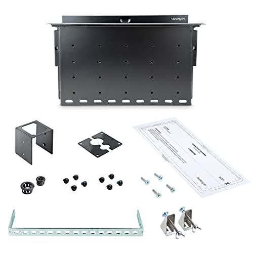 StarTech.com Caja de Conectividad de Dos Módulos para Mesa de Juntas - Alimentación / Carga / AV / Módulos de Conexiones de Portátil