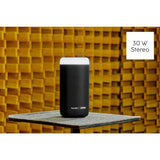 Hama Altavoz Bluetooth 30W, Resistente al Agua IPX4, Efectos de luz LED, 12 Horas de duración de la batería, Caja de música Bluetooth, Negro