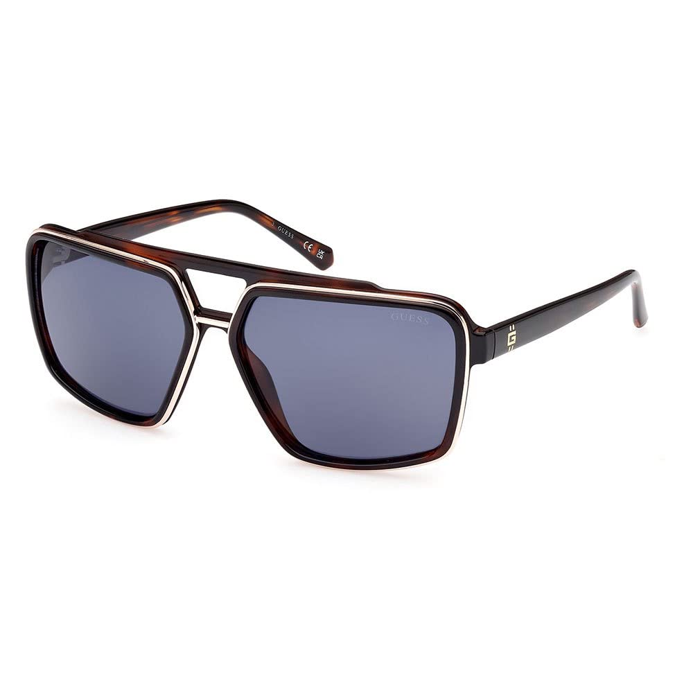GUESS Gu00076 Gafas, Dark Havana, 61/15/140 para Hombre