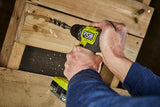 RYOBI ONE+ 18V Taladro percutor sin escobillas – 54 Nm, mandril 13 mm, 2 velocidades (0–450/0–1.700 rpm), 24 posiciones de par – Incluye baterías 2,0 Ah + 4,0 Ah y cargador