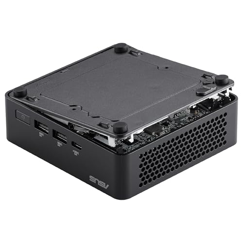 ASUS NUC 14 Pro Mini PC Comercial con IA, Procesador Intel Core Ultra 7 155H, Intel ARC GPU, 32GB RAM DDR5 (2x16), 512GB SSD, Windows 11 Pro, Cable de alimentación Incluido, Negro