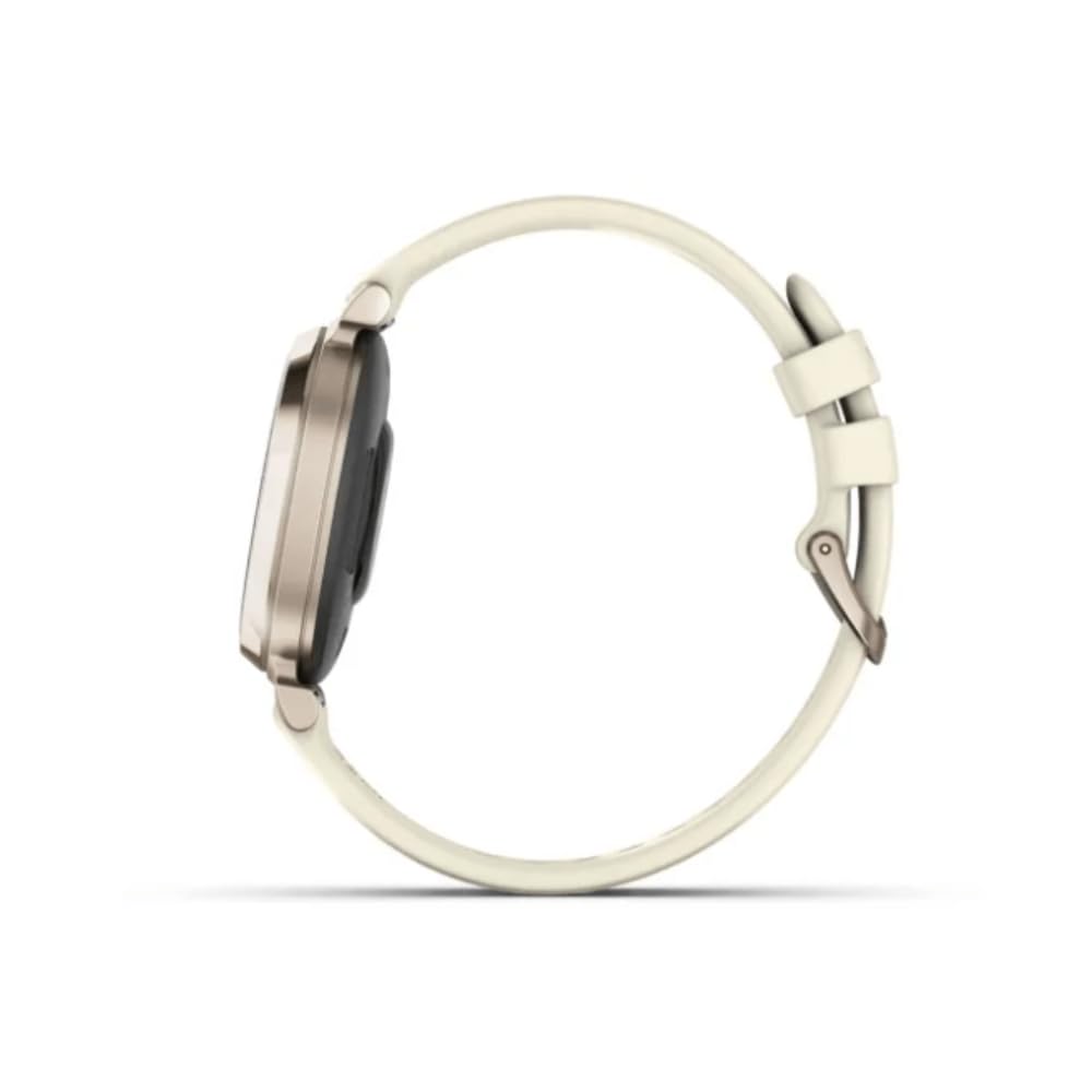 Garmin Lily 2, Reloj Inteligente, Diseño elegante, Datos de Salud y Forma Física, Pantalla Táctil, Notificaciones Inteligentes, Autonomía hasta 5 días, Dorado