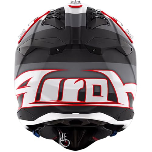 AIROH Aviator 3 Monarch Gris/Red Matt M