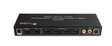 FeinTech VMS14201 HDMI 2.1 Matrix Switch 4x2 Conmutador 4K 120Hz 8K Ultra HD 4 en 2 Salidas Audio Extractror ARC Toslink SPDIF Downscaler para Xbox PS5 TV Monitor HDR VRR 40Gbps