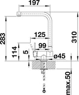 Blanco - Laressa-f cromo mando dcha
