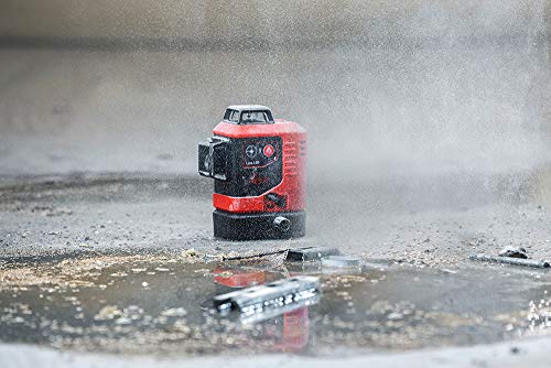 Leica Lino L6Rs: Nivel láser de línea de 3x360 grados en estuche (láser rojo, alcance de trabajo: 25 m)