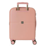 Pepe Jeans Laila Maleta de cabina Rosa 40x55x20 cms Rígida ABS Cierre TSA integrado 37L 2,74 kgs 4 Ruedas dobles Extensible Equipaje de Mano