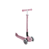 Globber GO•UP Active Eco – Patinete escalable de 3 Ruedas con Asiento, para niños de 15 Meses a 6 años, Rosa