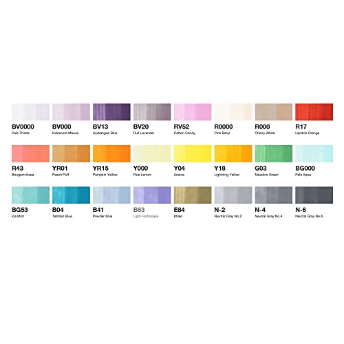 Copic Manga Illustration Copc Sketch 24 Piezas, Multicolor, 1 Count (Pack of 1)