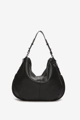 Abbacino Bolso de hombro de piel en negro